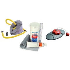 Inflatable dinghy accessories and repair